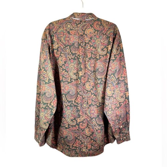 Tommy Hilfiger 100% Cotton Dress Floral Print Shirts Size XL - Picture 3 of 8